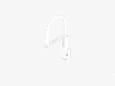 Sink Mixer - Luxury - Style Low-poly 3D model