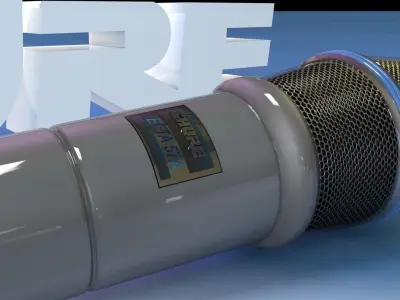 Shure Beta 57A 3D model