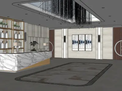 Reception 8 3D model