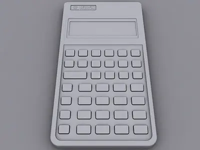 HP-27S Calculator 3D model
