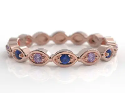 Full Eternity ring style 10 3D print model