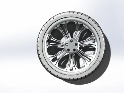 Alloy Wheel 1 3D model