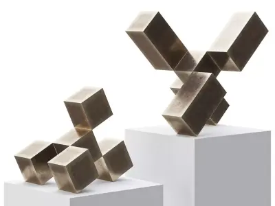 Abstract sculpture by Stephan Siebers 3D model