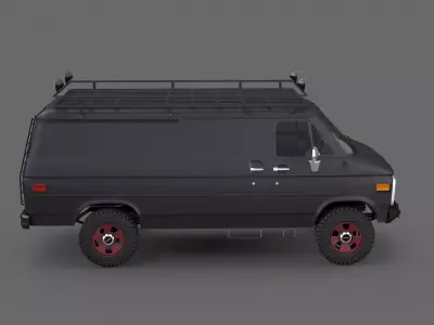GMC Vandura 1983 4x4 3D model