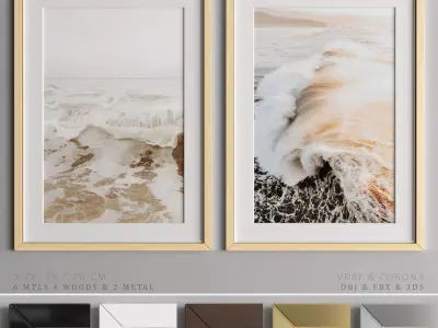 Art Frame A37 Low-poly 3D model