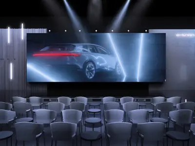 audi q4 e-tron workshop  3D model