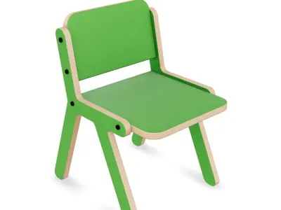 Chair 2 Low-poly 3D model