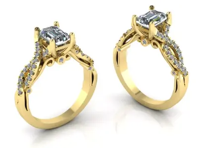 Veragio ring  Jewelry 3D print model