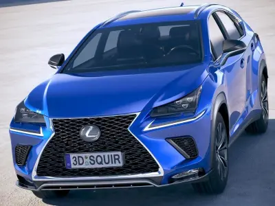 Lexus NX300 2018 3D model
