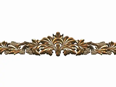 Carved decor model for cnc 17 3D model