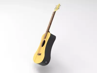 Guitar acoustic Free 3D model get