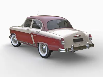 1957 GAZ M 21 Volga 3D model
