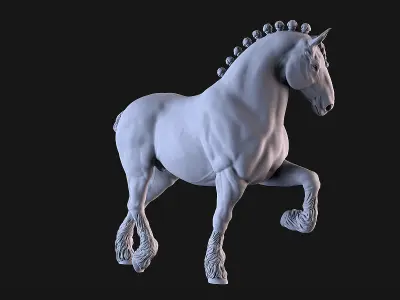 Horse 3D print model
