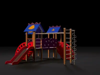 Childrens play complex 3D model order