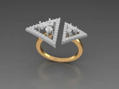 DIAMOND RING Free 3D print model 6
