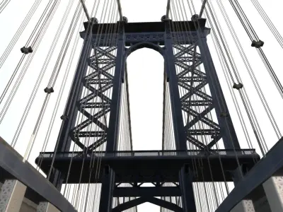 Manhattan Bridge 3D model