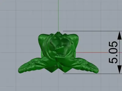 Angel pendant 3D print model buy