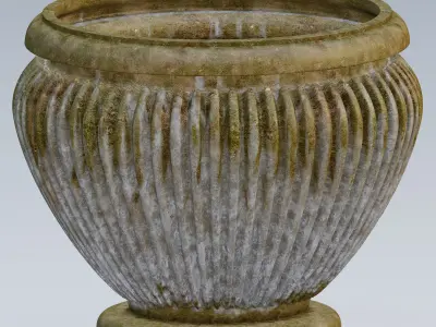 Garden urn planter32 3D model