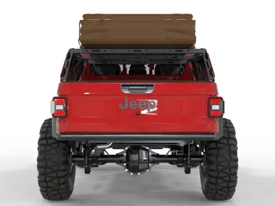 Jeep Gladiator Rubicon 2021  3D model