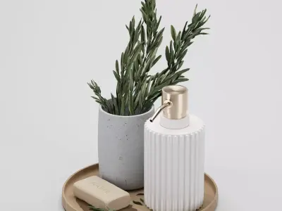 decorative set 03 3D model