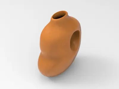 Rura Vase Low-poly 3D model