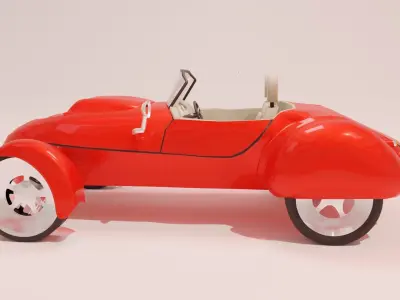 Panoz AIV roadster 1997 Low-poly 3D model