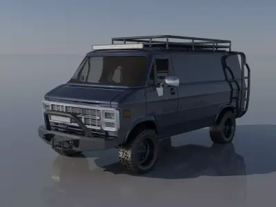 GMC Vandura 1983 3D print model