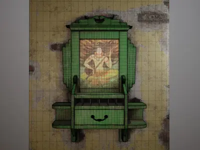 Home Decoration item Low-poly 3D model