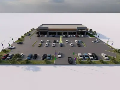 Parking-Parking Lot 3D model