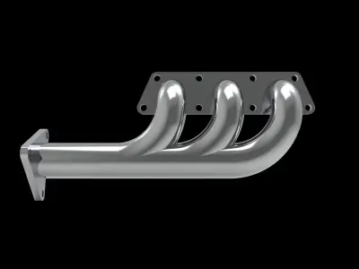 Exhaust manifold - CATIA 3D print model