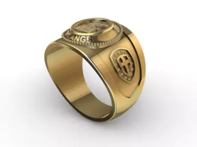 anillo San Miguel Arcangel    3D print model