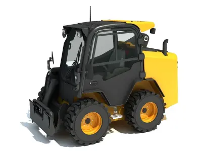 Skid Steer Loader 3D model