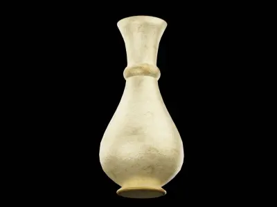 Golden Jar  Low-poly 3D model