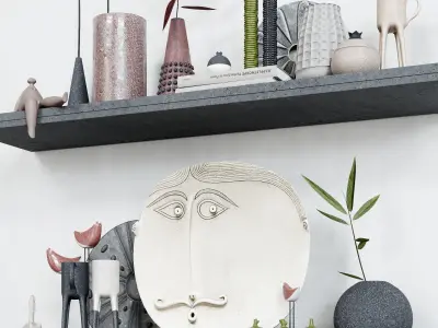 Decorative set K1 3D model