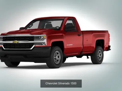6 Truck gmc canyon 3D Model Pack