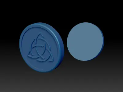 Modern-Celtic-Skull Decoration and Utility for Your Headphones 3D print model