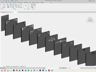 Classic Ornaments Revit Family 3D model