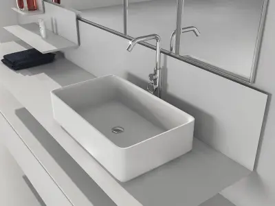 Bathroom furniture set Arcom Moov 2 3D model