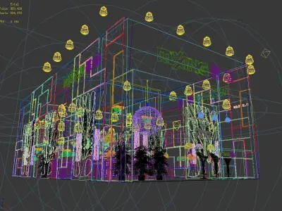Exhibition - Area - 12X6-3DMAX2010-01 3D model