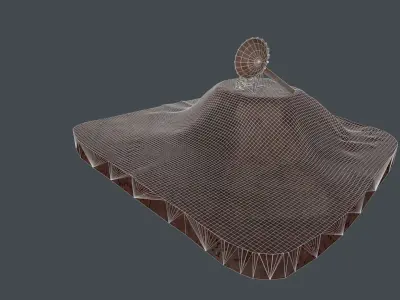 THE CLAM GLAM JUMP Low-poly 3D model