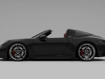 Porsche 911 Targa 3D model
