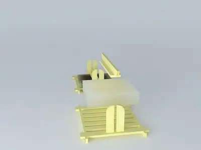 BAMBOO NAPKIN HOLDER Free 3D model