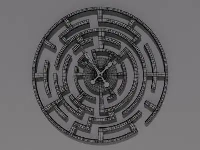 wall clock Free 3D model get