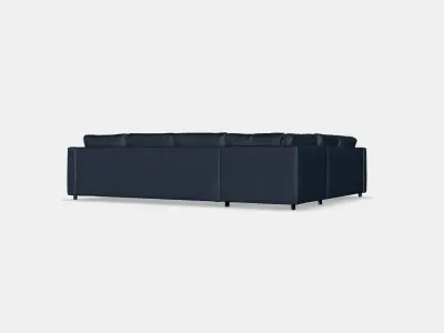 VIMLE Corner sofa 5-seat 7 Low-poly 3D model