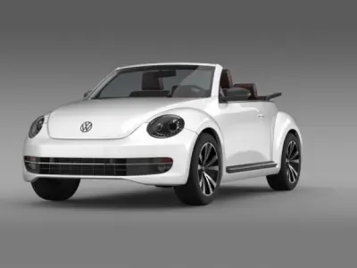 VW Beetle Cabrio sport 3D model