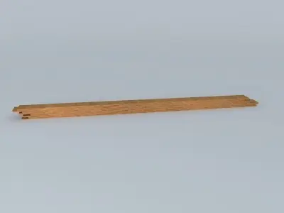 wave panel Free 3D model