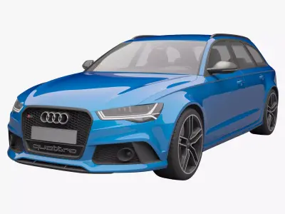Audi RS6 3D model