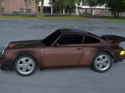Porsche 911 930 HDRI 3D model