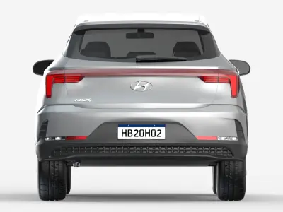 Hyundai hb20 2024 Sense 3D model