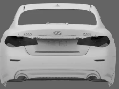 2019 Infinity Q70 3D SCANNED MODEL 3D model